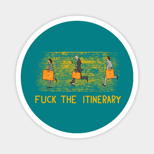 The Darjeeling Limited Magnet by AquaMockingbird